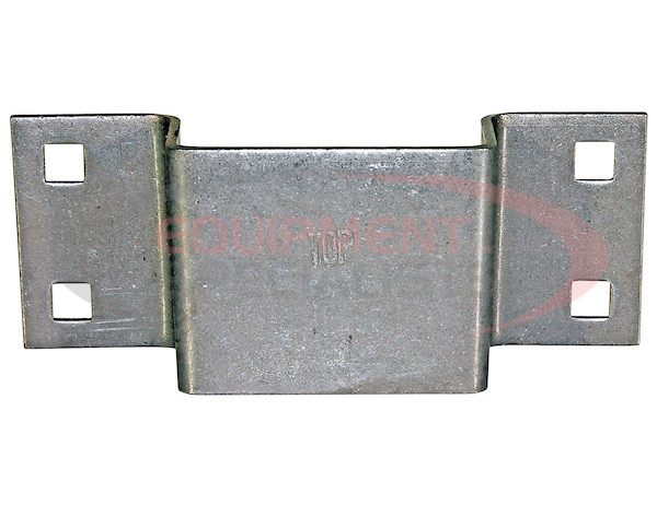 Zinc Tapered Bolt-On Stake Pocket - 1.5x3 Inch Inside Top/1.5x2.88 Inch Bottom