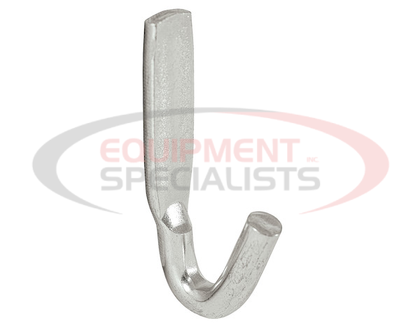 Aluminum Weld-On Tarp Hook, 3-1/4 Inch Length