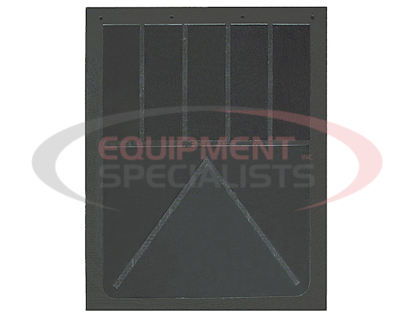 Heavy Anti-Spray Black Rubber Mudflaps 24x24 Inch