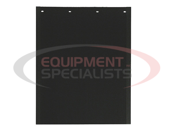 Spray Reducing Grooved Black Polymer Mudflaps 24x30 Inch