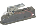 Straight Tongue Coupler - 1-7/8 Inch Ball, 2 Inch Channel, 200 Pound Tongue Weight, Primed Steel
