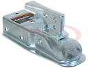 Straight Tongue Coupler - 1-7/8 Inch Ball, 2-1/2 Inch Channel, 200 Pound Tongue Weight, Zinc Plated