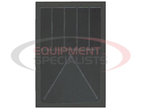 Heavy Anti-Spray Black Rubber Mudflaps 24x36 Inch