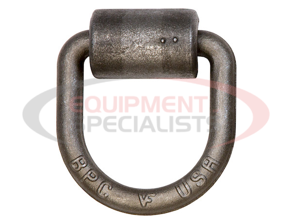 Domestically Forged 1/2 Inch Forged D-Ring With Weld-On Mounting Bracket