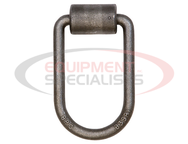 1/2 Inch Forged Extended D-Ring With Integral Weld-On Mounting Bracket