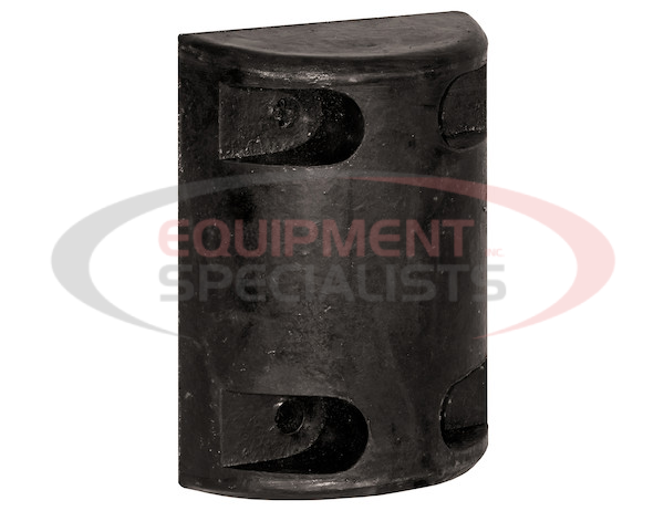 Heavy Duty Friction Stock Bumper - 6 x 3 x 8 Inch Tall - Set of 2
