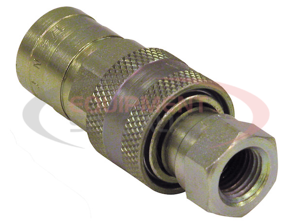 1/4 Inch NPTF Sleeve-Type Hydraulic Quick Coupler Assembly