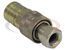 1/4 INCH NPTF SLEEVE-TYPE HYDRAULIC QUICK COUPLER ASSEMBLY