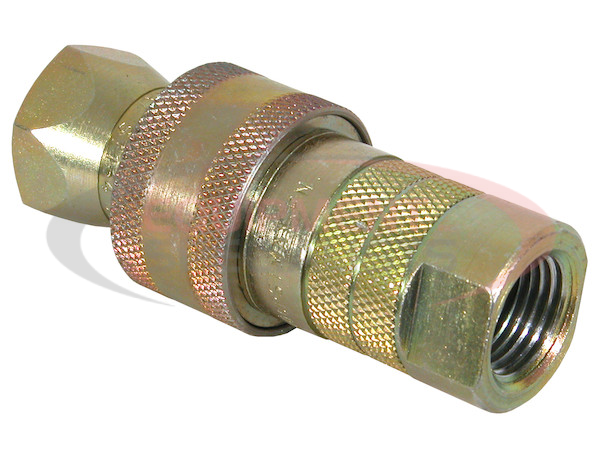 1/2 Inch NPTF Sleeve-Type Hydraulic Quick Coupler Assembly