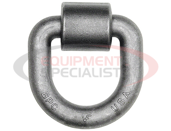 Domestically Forged 1 Inch D-Ring with Weld-On Mounting Bracket