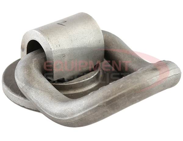 1 Inch Forged 360? Rotating 55? Angled D-Ring With Weld-On Mounting Bracket