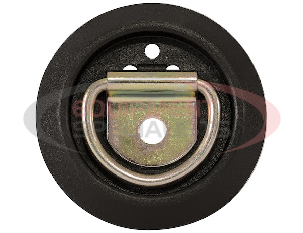 Surface Mounted Rope Ring Plastic Pan With 1/4 Inch Diameter Steel Ring