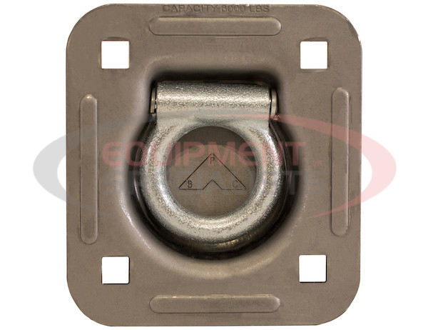 Heavy Duty Recessed Rope Ring Non-Plated Weldable Bracket