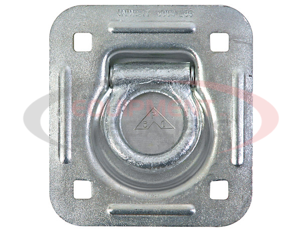 Heavy Duty Recessed Rope Ring Zinc Plated