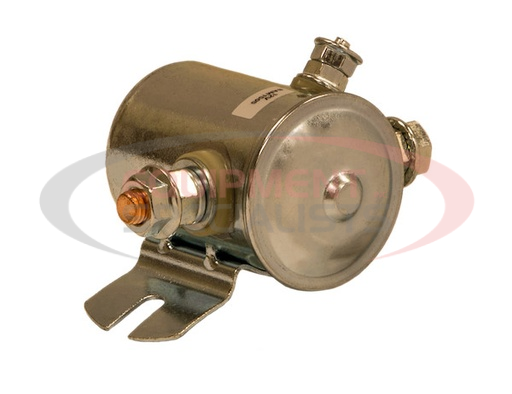 (Buyers) [B98596] Continuous Duty 12 Volt Steel Case Insulated Solenoid +12V To Activate