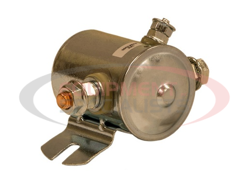 (Buyers) [B98596] INTERMITTENT DUTY 12 VOLT STEEL CASE INSULATED SOLENOID +12V TO ACTIVATE