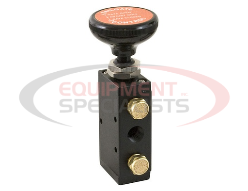 (Buyers) [BAV015] 4-Way 3-Position Manual Air Valve With Five 1/4 Inch NPT Ports