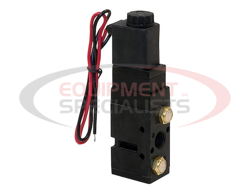 (Buyers) [BAV050SA] 4-Way 2-Position Solenoid Air Valve With Five 1/4 Inch NPT Ports