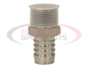 SUCTION HOSE BARBED ADAPTER 1 INCH MALE NPT X 1 INCH HOSE BARB