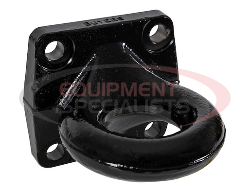 (Buyers) [BDB1394] 3 Inch I.D. Heavy-Duty Forged 4-Bolt Mount Drawbar - Black