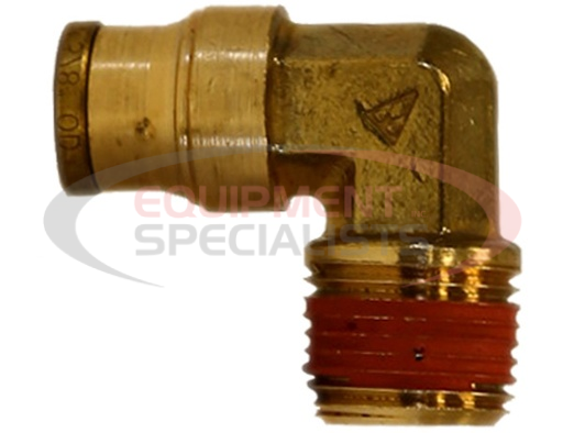 (Buyers) [BE90M25P25] Brass DOT Push-In Male Elbow 1/4 Inch Tube O.D. x 1/4 Inch Pipe Thread