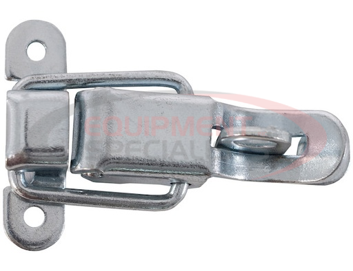 (Buyers) [BHC227Z] Large Padlock Eye Pull-Down Catch with Striker - Zinc Plated
