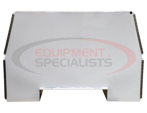 (Buyers) [BP925824W] 58x24x92 Inch White Steel Backpack Truck Tool Box - 8.5 Inch Offset Floor