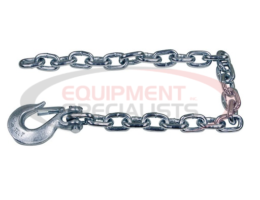 (Buyers) [BSC3835] 3/8x35 Inch Class 4 Trailer Safety Chain With 1-Clevis Style Slip Hook-43 Proof