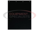 Multi-Material Composite Black Mudflaps .375x24x30 Inch