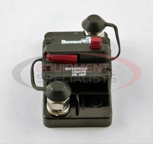 (Buyers) [CB201PB] 200 Amp Circuit Breaker With Manual Push-to-Trip Reset With Large Frame
