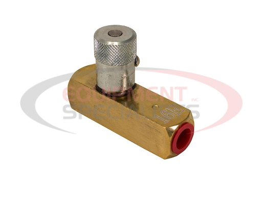 (Buyers) [F400B] 1/4 Inch NPT Brass Flow Control Valve