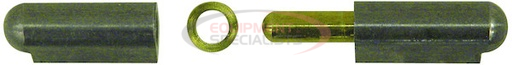 (Buyers) [FBP150] STEEL WELD-ON BULLET HINGE WITH BRASS PIN AND BRASS BUSHING - 0.98 X 5.91 INCH