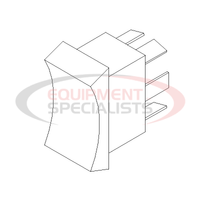 SWITCH, ROCKER/ANGLE (6-TERMINAL)