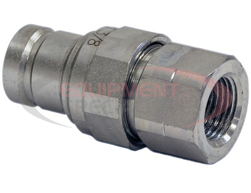 (Buyers) [FM0606] 3/8 Inch Male Flush-Face Coupler With 3/8 Inch NPT Port
