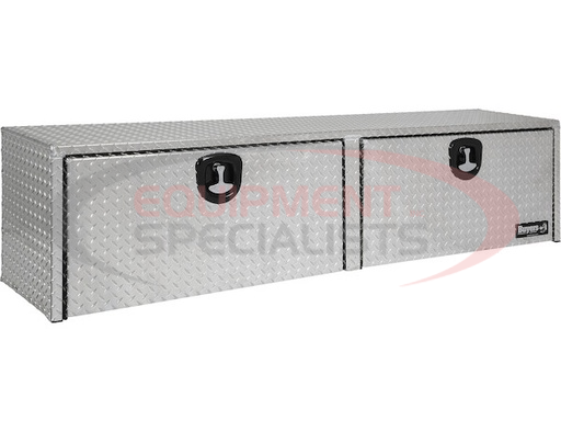 (Buyers) [1701563] 18x16x72 Inch Diamond Tread Aluminum Topsider Truck Box