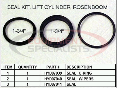 KIT-SEAL, LIFT CYL/ROSENBOOM