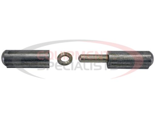 (Buyers) [FSS070] Stainless Weld-On Bullet Hinge with Stainless Pin and Bushing - 0.51 x 2.76 Inch