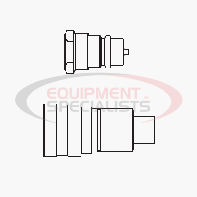 (Boss) [HYD01649] QUICK DIS, SET, AEROQUIP 3/8