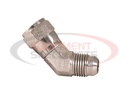 SWIVEL NUT 45° ELBOW 3/8 INCH TUBE O.D.