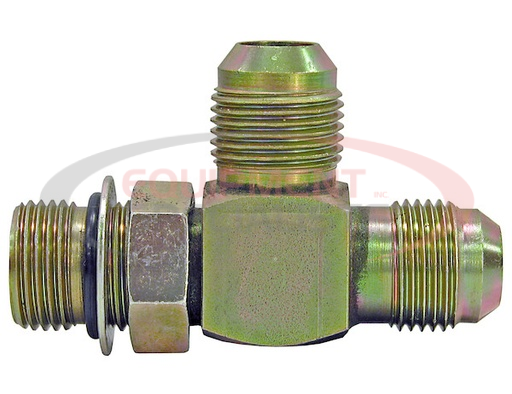 (Buyers) [H5716X6] Straight Thread O-Ring Run Tee 3/8 Inch Tube O.D. To 3/8 Inch Port Size