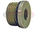 Straight Thread O-Ring Hex Socket Plug 1/8 Inch Port Size