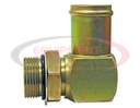90 Degree Straight Thread Hose Connector