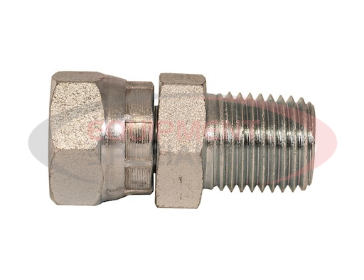 (Buyers) [H9205X16X12] 1 INCH NPSM FEMALE PIPE SWIVEL TO 3/4 INCH MALE PIPE THREAD STRAIGHT
