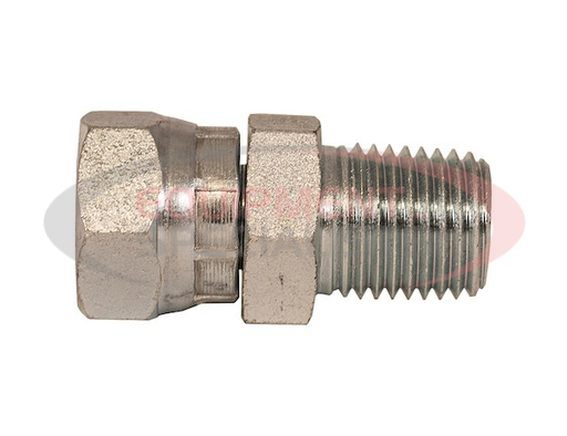 (Buyers) [H9205X20X20] 1-1/4 INCH NPSM FEMALE PIPE SWIVEL TO 1-1/4 INCH MALE PIPE THREAD STRAIGHT