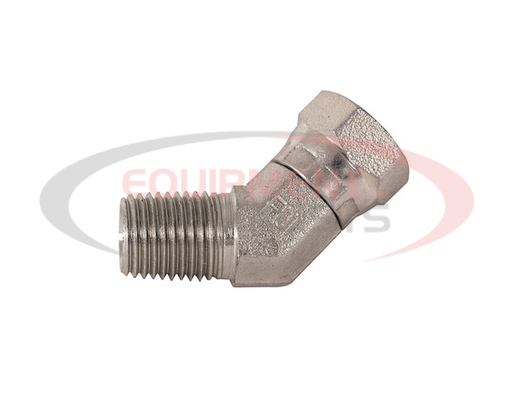 (Buyers) [H9355X20X20] 1.25-11.5 INCH NPSM FEMALE PIPE SWIVEL 1.25-11.5 INCH MALE PIPE 45° ELBOW