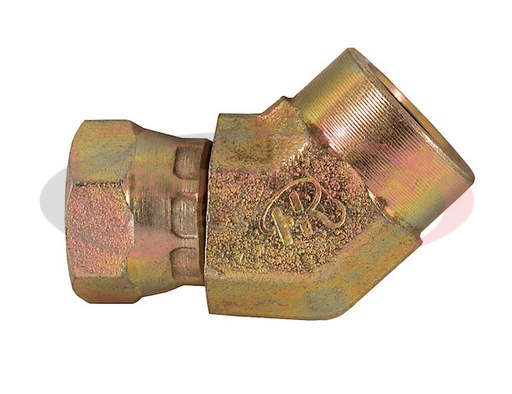 (Buyers) [H9385X8X8] 1/2-14 Inch NPSM Female Pipe Swivel To 1/2-14 Inch Female Pipe 45? Elbow