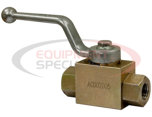 (Buyers) [HBVS038] 3/8 Inch NPTF 2-Port High Pressure Ball Valve