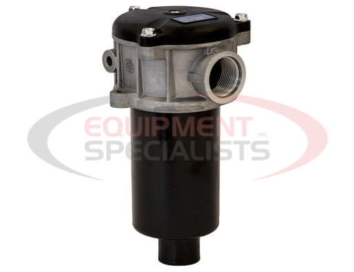 (Buyers) [HFA91025] 26 GPM In-Tank Filter 1 Inch NPT/10 Micron/25 PSI Bypass