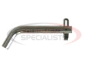 5/8 X 4.0 INCH CLEAR ZINC HITCH PIN ASSEMBLY WITH SPRING CLIP