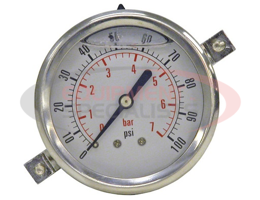 (Buyers) [HPGC160] SILICONE FILLED PRESSURE GAUGE - PANEL CLAMP MOUNT 0-160 PSI